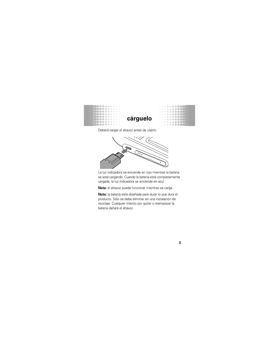 Cárguelo | Motorola T325 User Manual | Page 41 / 110