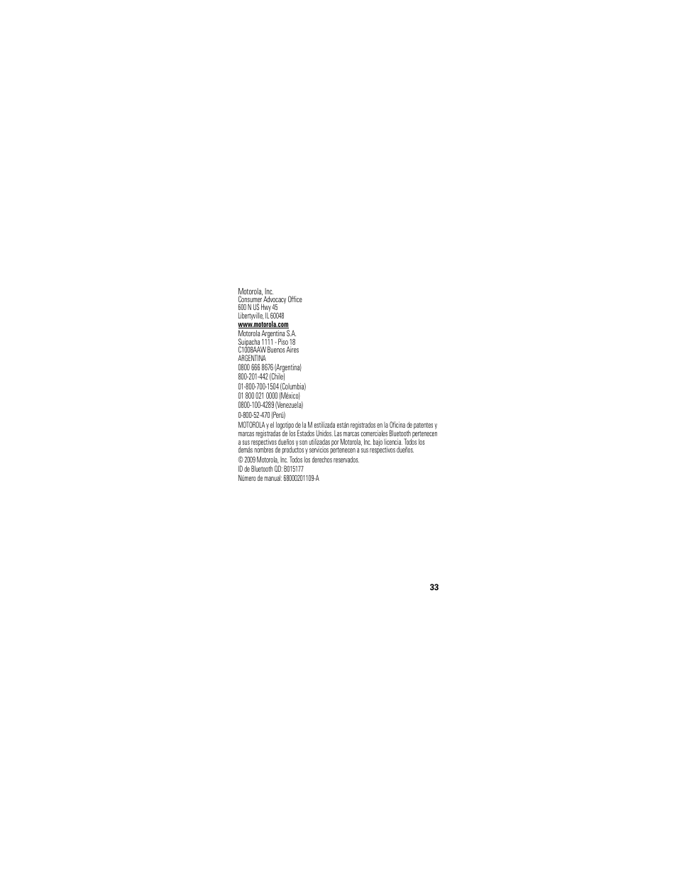 Motorola T325 User Manual | Page 71 / 110