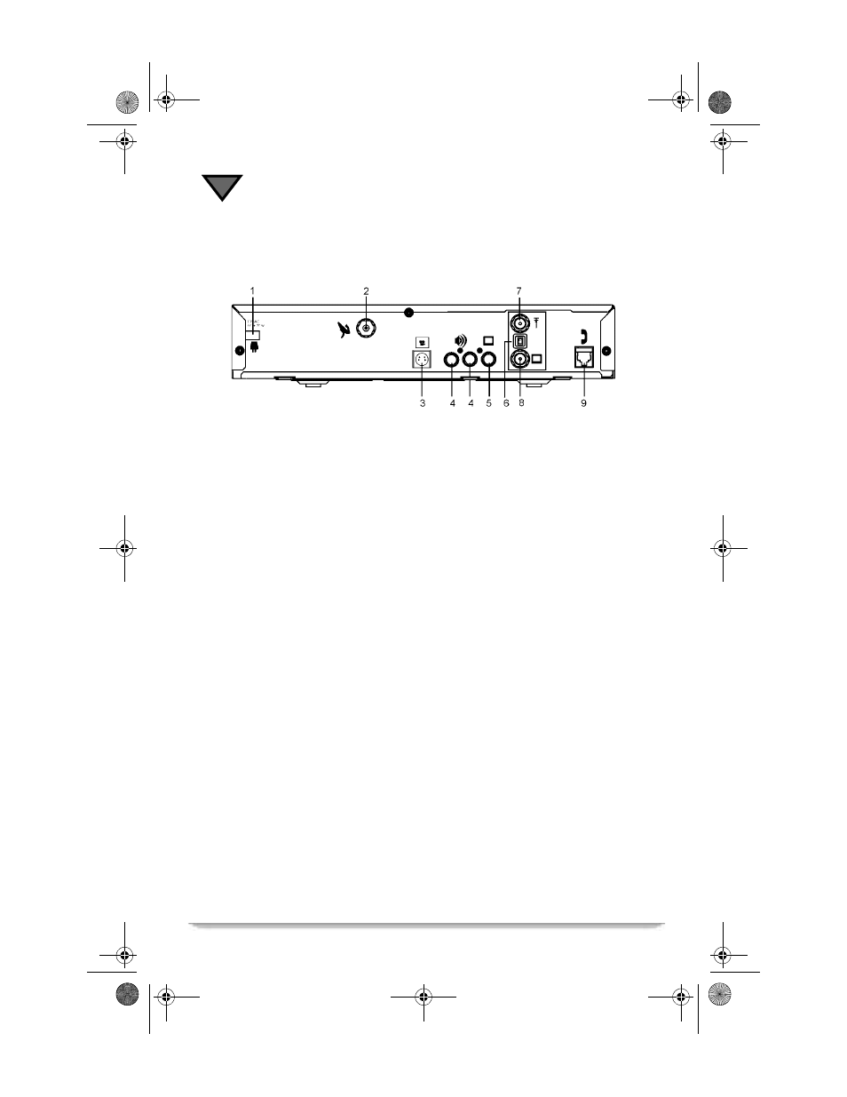 Back panel connections | Motorola Vanguard 305 User Manual | Page 32 / 96