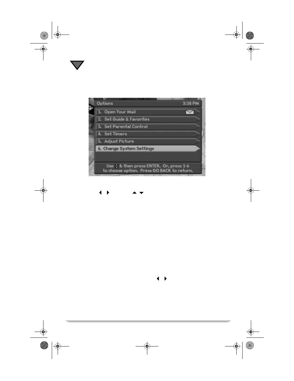 Using the menus, Choosing the menu language | Motorola Vanguard 305 User Manual | Page 40 / 96