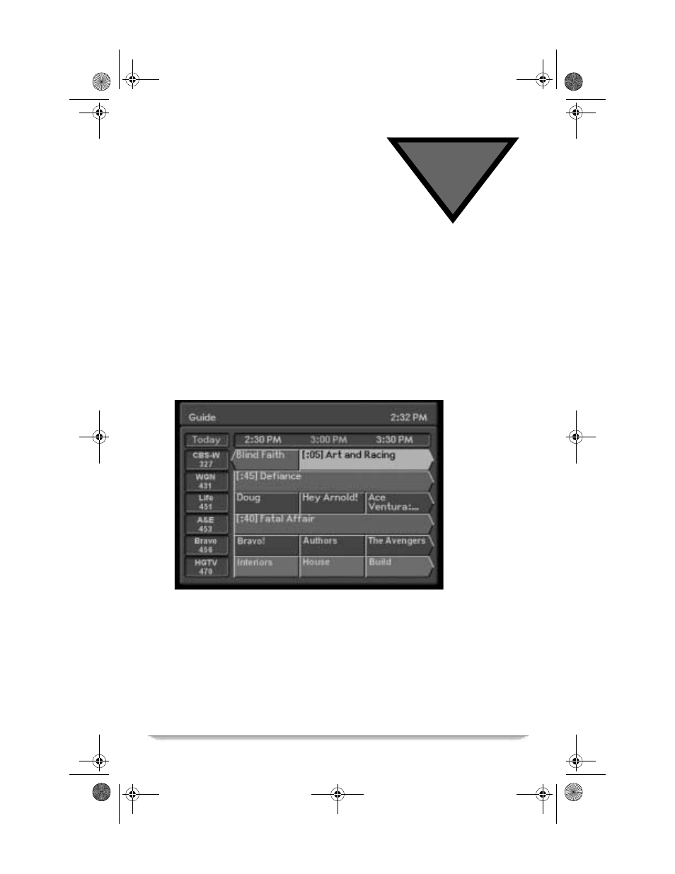 Interactive program guide (ipg) | Motorola Vanguard 305 User Manual | Page 59 / 96