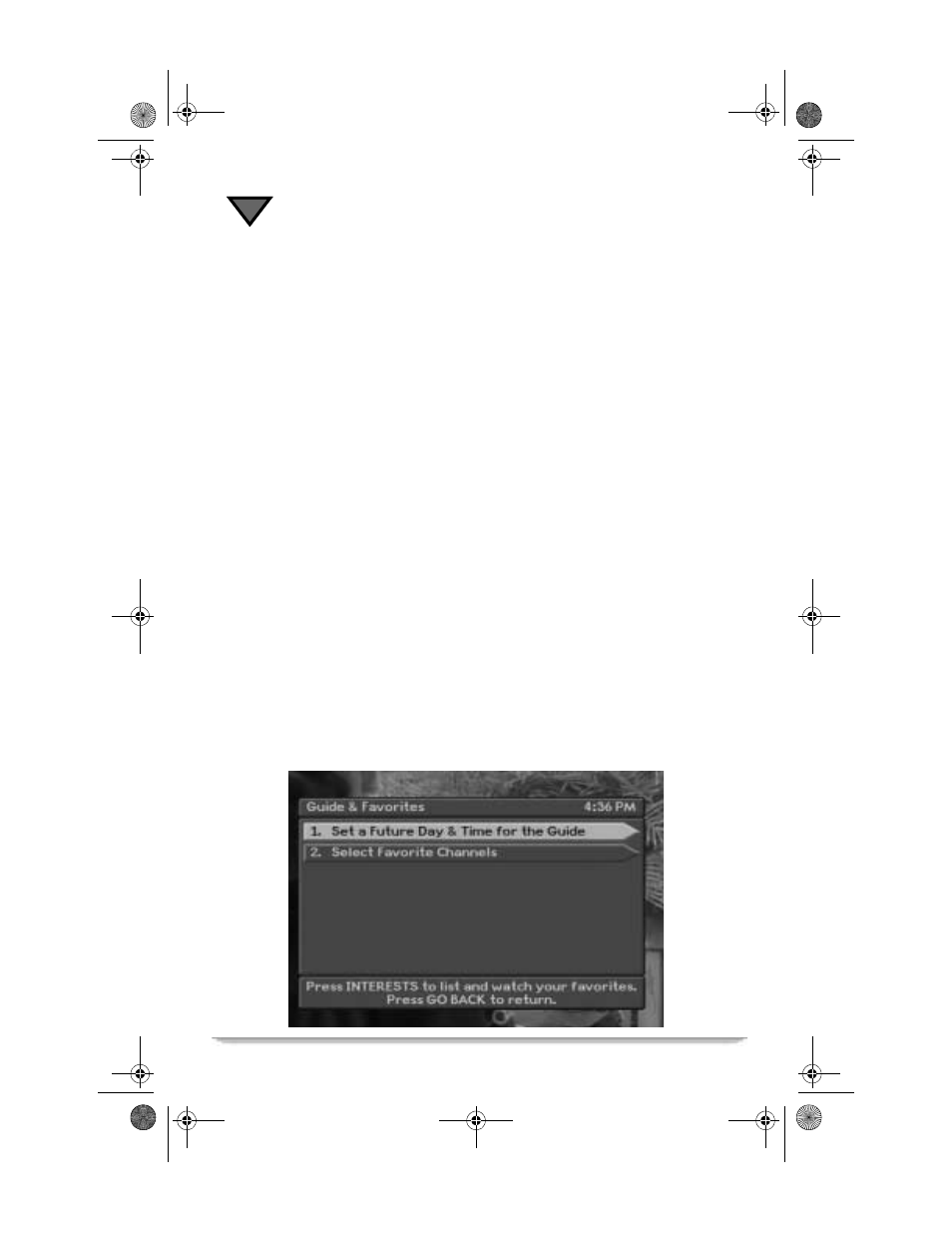 Setting favorite channels | Motorola Vanguard 305 User Manual | Page 72 / 96