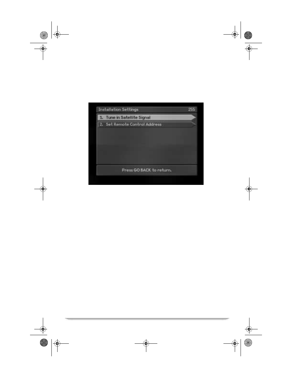 Installation settings | Motorola Vanguard 305 User Manual | Page 87 / 96