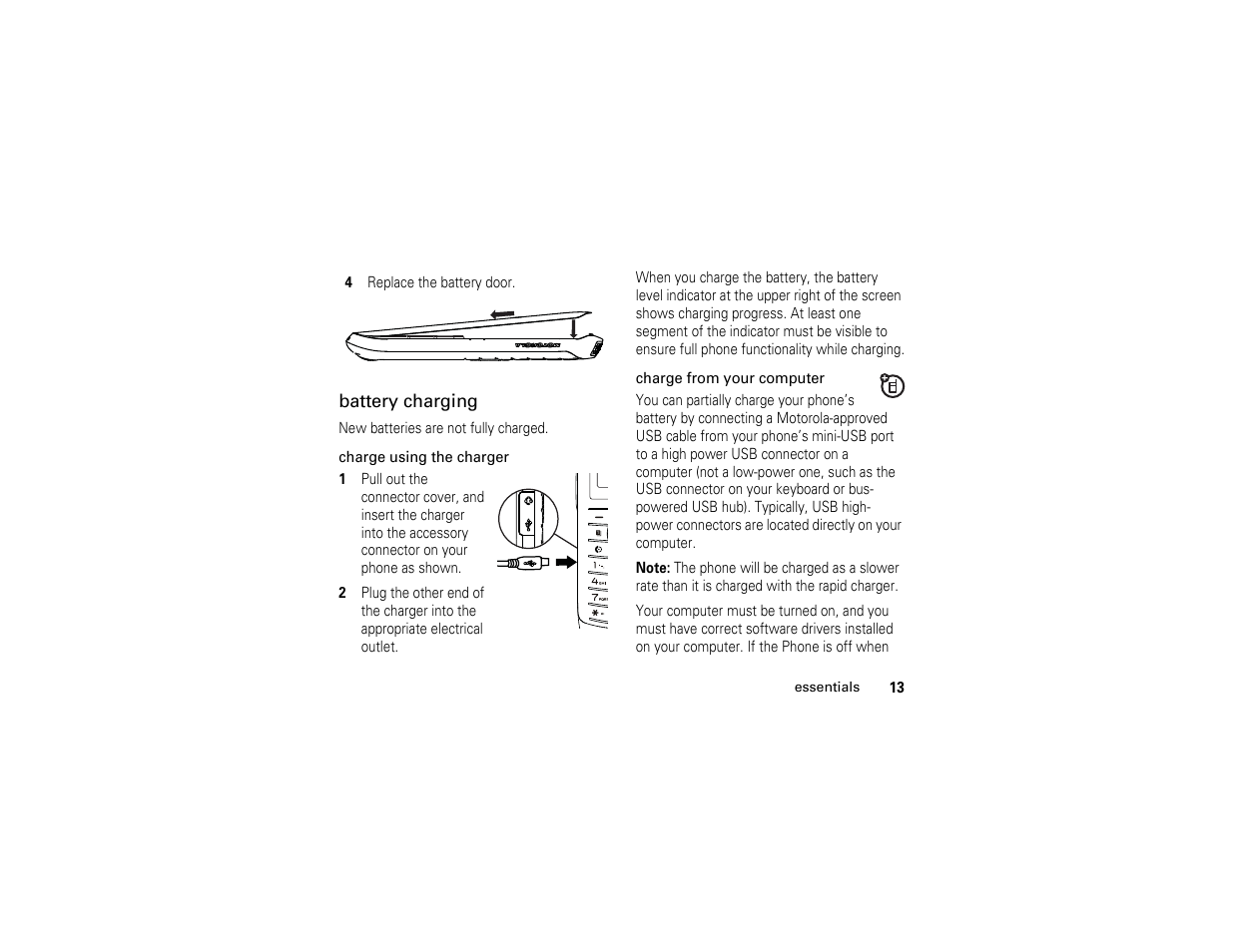 Motorola I290 User Manual | Page 19 / 108
