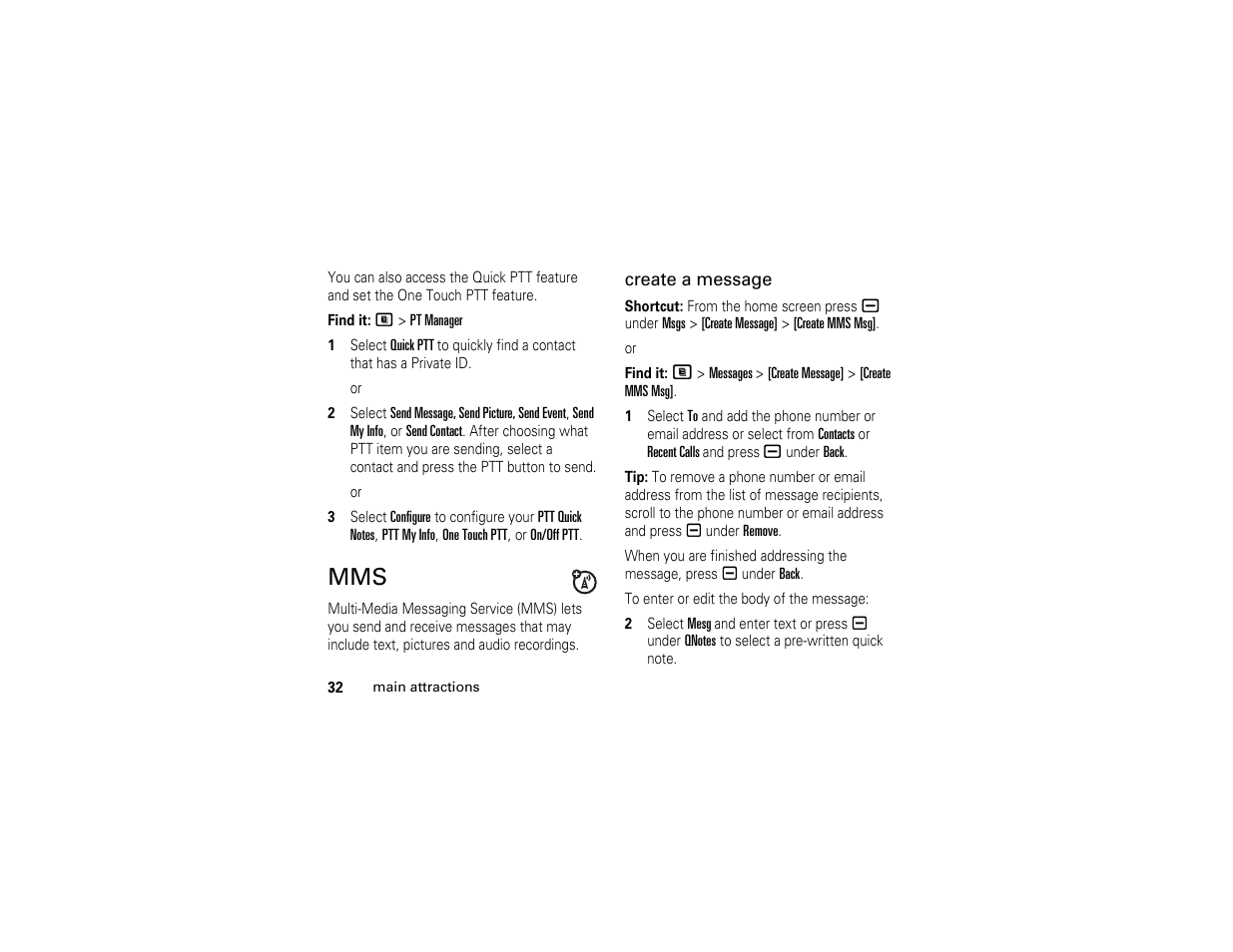 Motorola I290 User Manual | Page 38 / 108