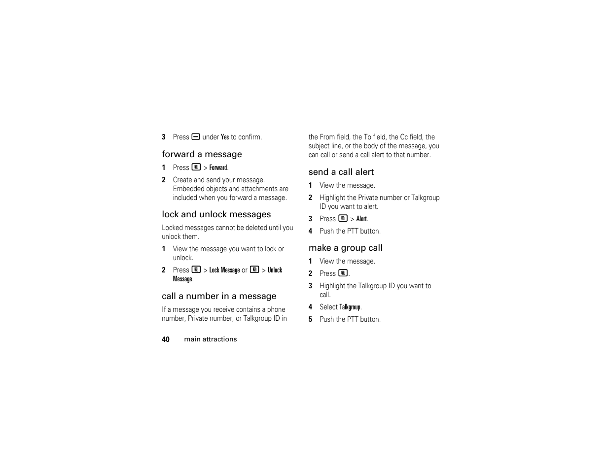 Motorola I290 User Manual | Page 46 / 108