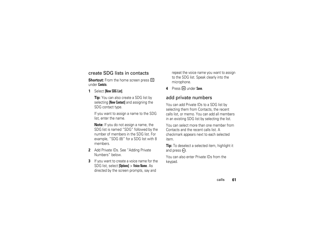 Motorola I290 User Manual | Page 67 / 108