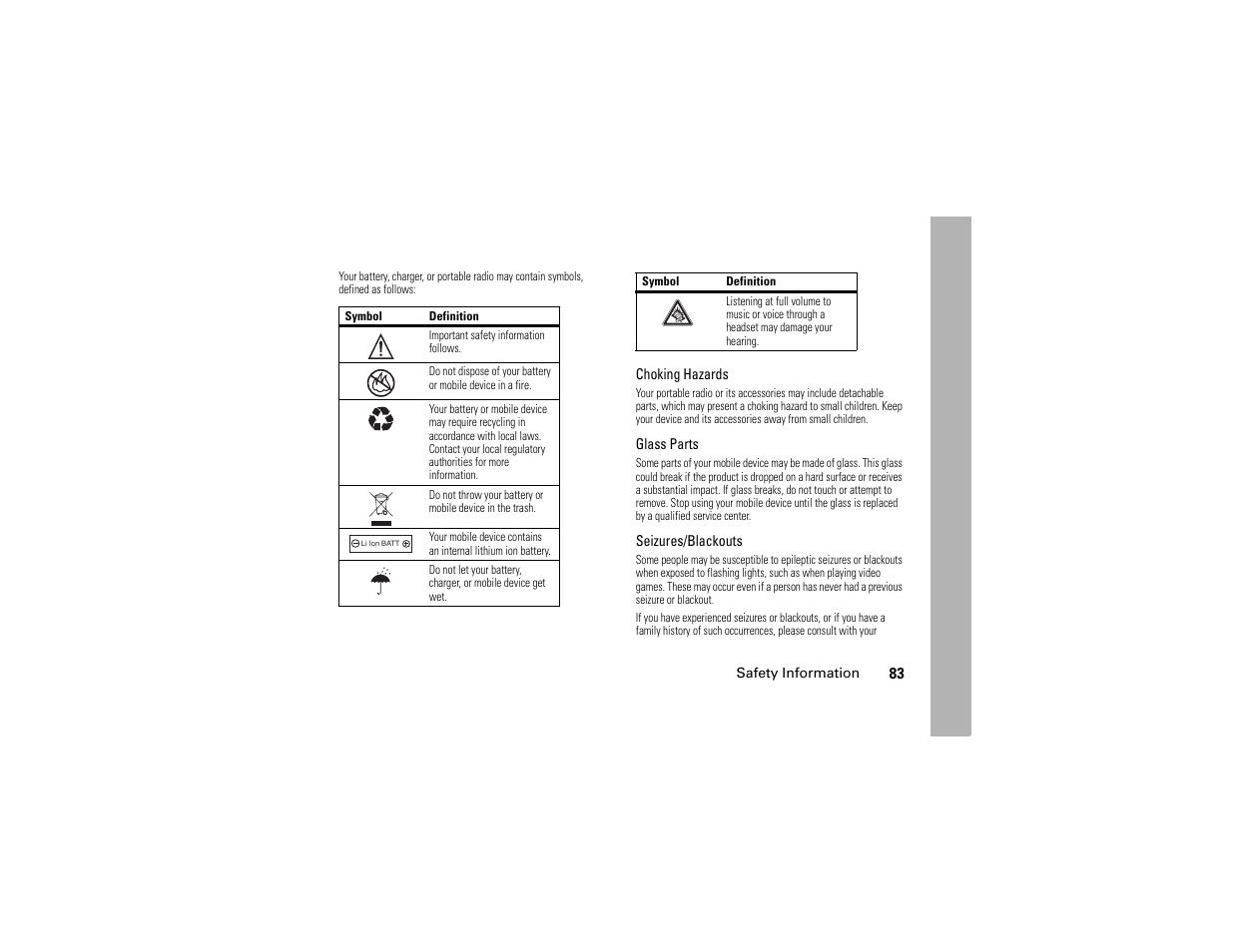 Motorola I290 User Manual | Page 89 / 108