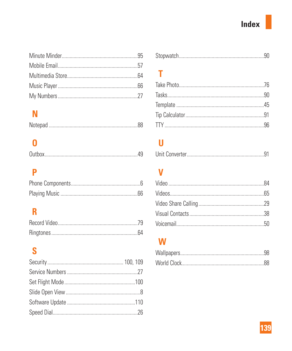 LG Xenon GR500 User Manual | Page 143 / 146