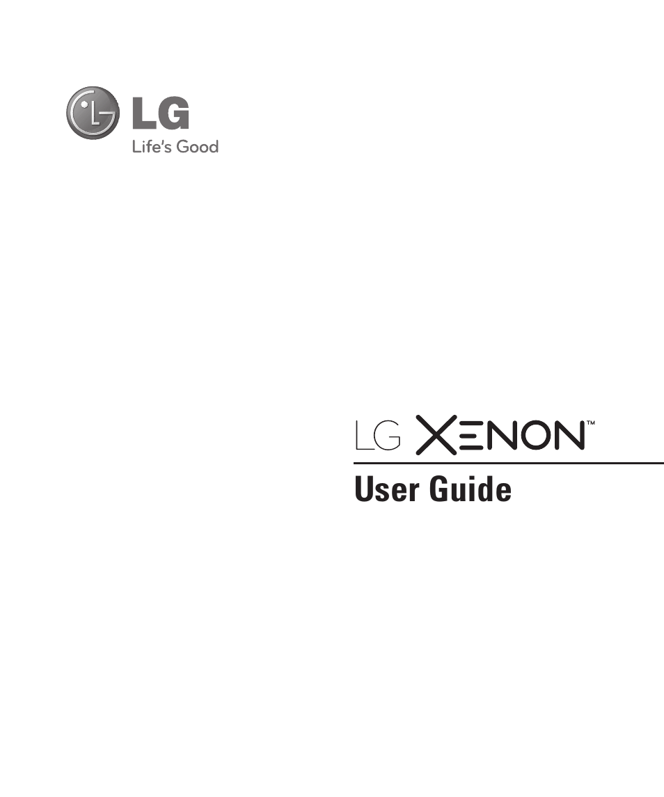 LG Xenon GR500 User Manual | Page 5 / 146