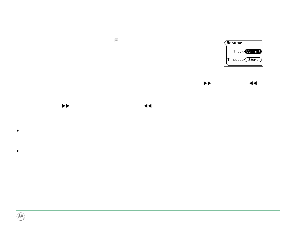 Resume | Motorola m250 User Manual | Page 44 / 70