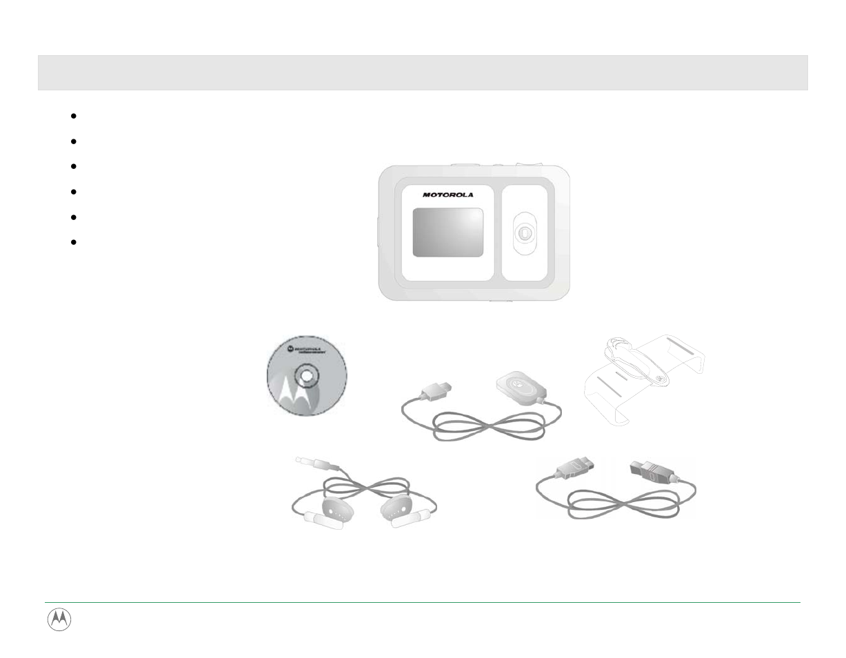 Package contents | Motorola m250 User Manual | Page 6 / 70