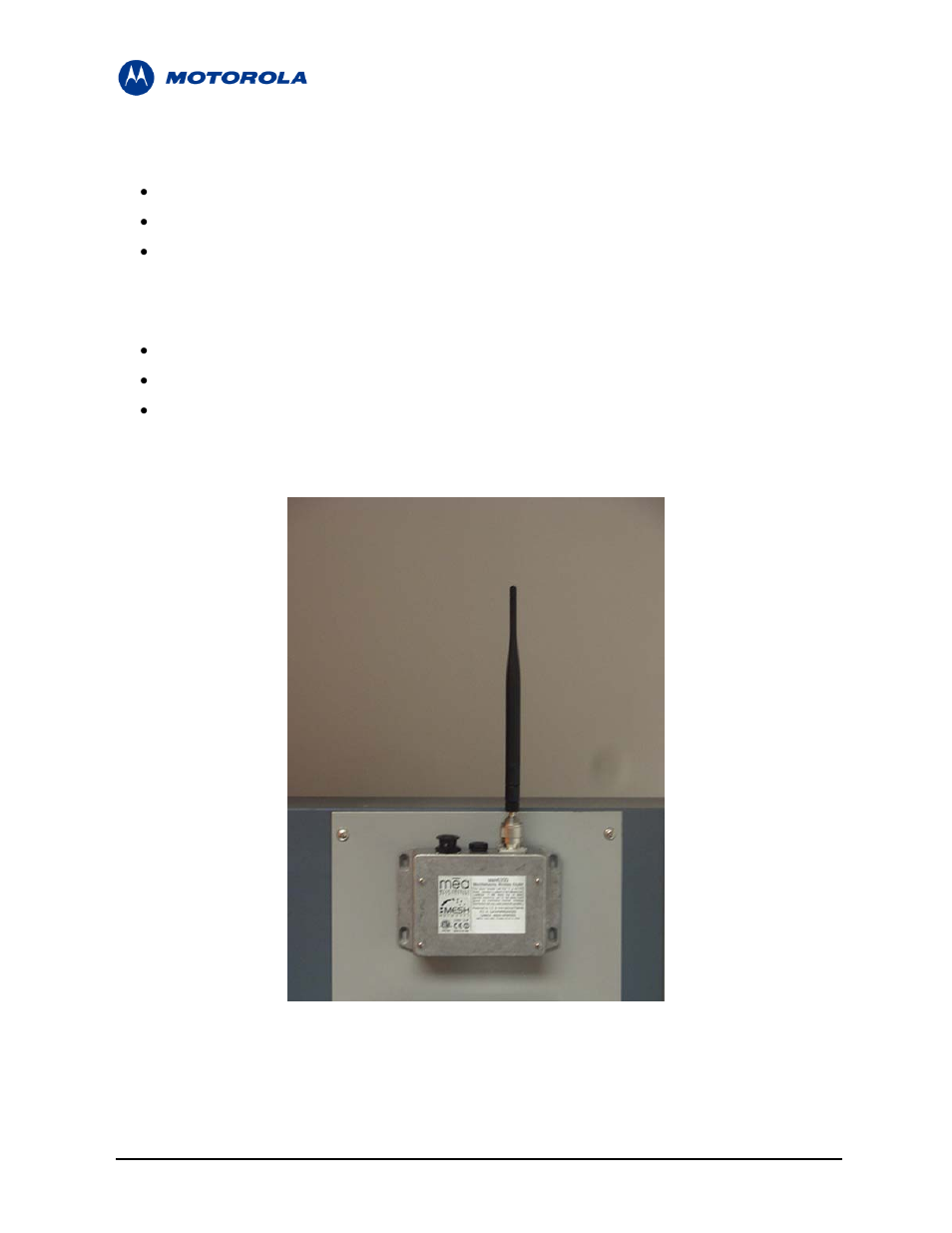 Installation requirements, Wsm6300 assembly, Figure 1 | Motorola WSM6300 User Manual | Page 8 / 22