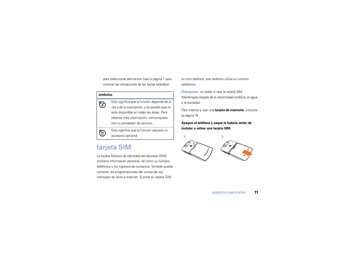 Tarjeta sim | Motorola MOTO Q 9h User Manual | Page 101 / 184