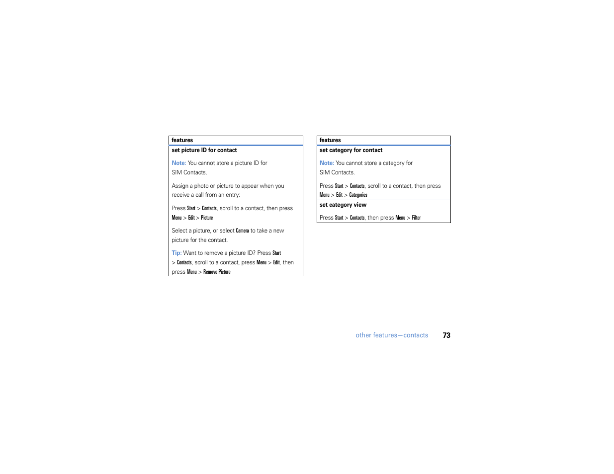 Motorola MOTO Q 9h User Manual | Page 75 / 184