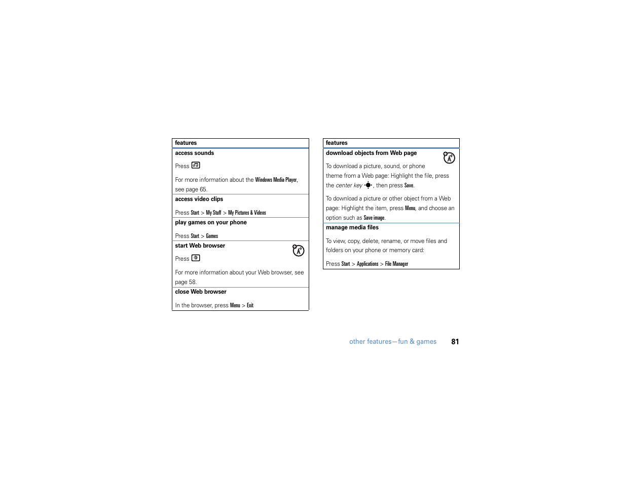 Motorola MOTO Q 9h User Manual | Page 83 / 184