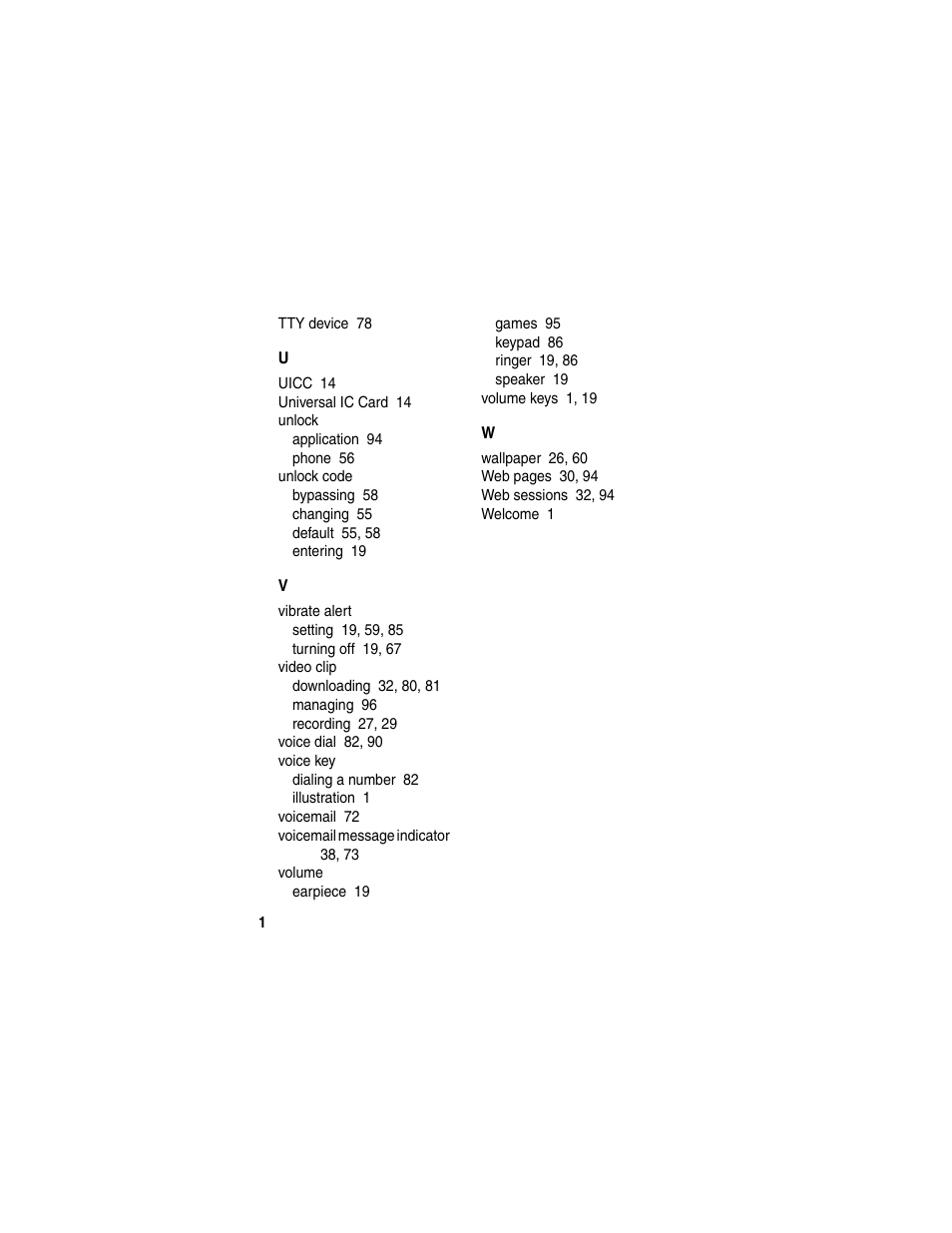 Motorola C975 User Manual | Page 106 / 106