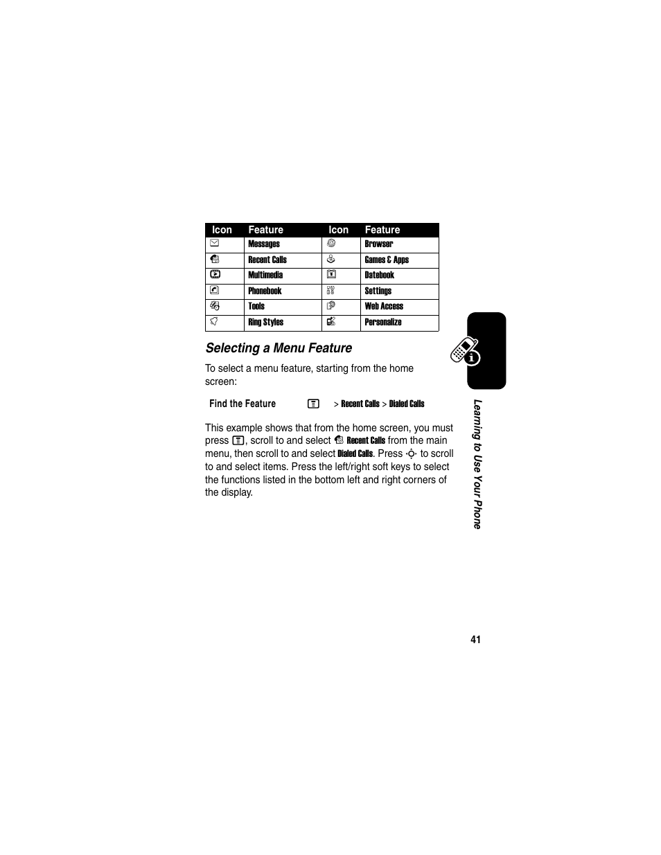 Motorola C975 User Manual | Page 41 / 106