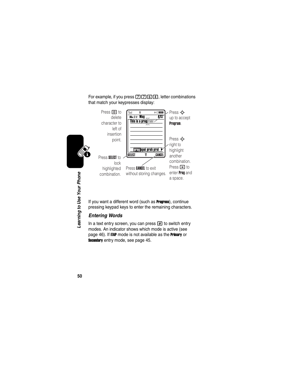 Motorola C975 User Manual | Page 50 / 106