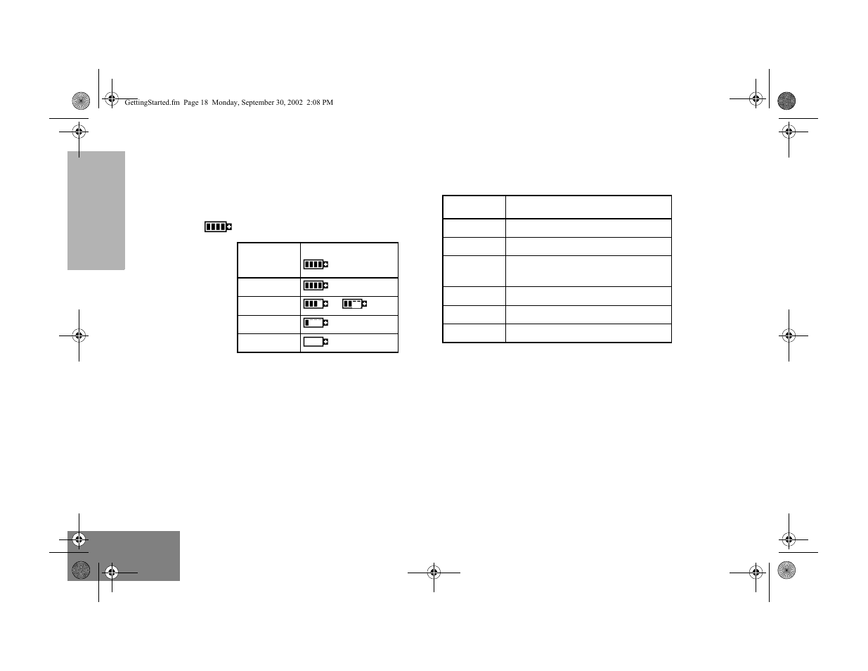 Battery charge status | Motorola HT1250 User Manual | Page 20 / 58