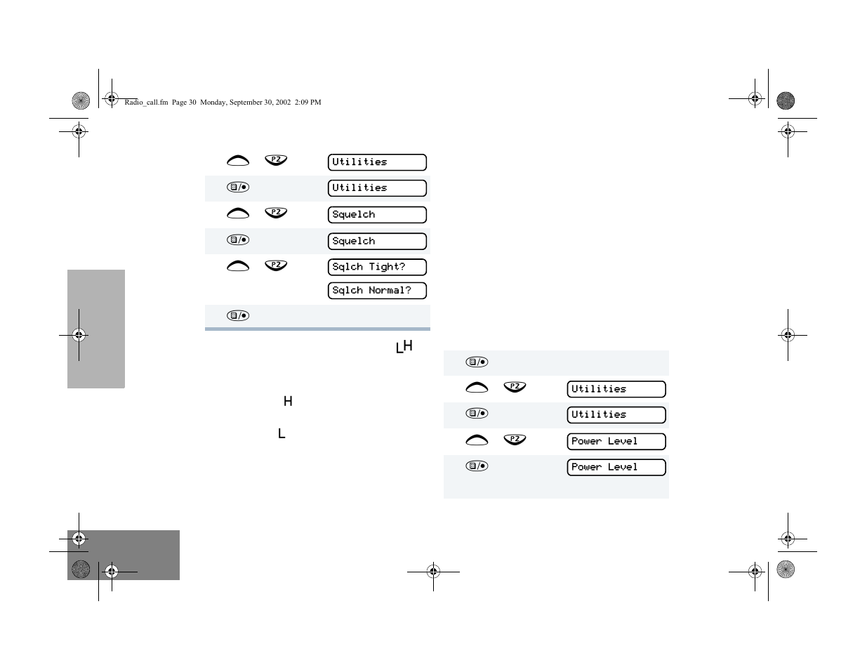 Setting the power level | Motorola HT1250 User Manual | Page 32 / 58