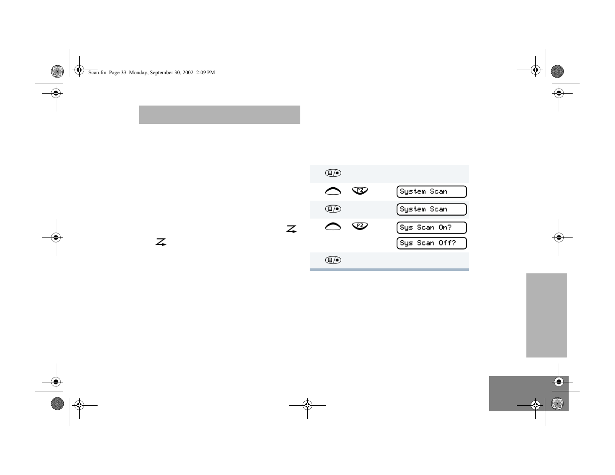 Scan, Starting or stopping scan, Talkback | Motorola HT1250 User Manual | Page 35 / 58