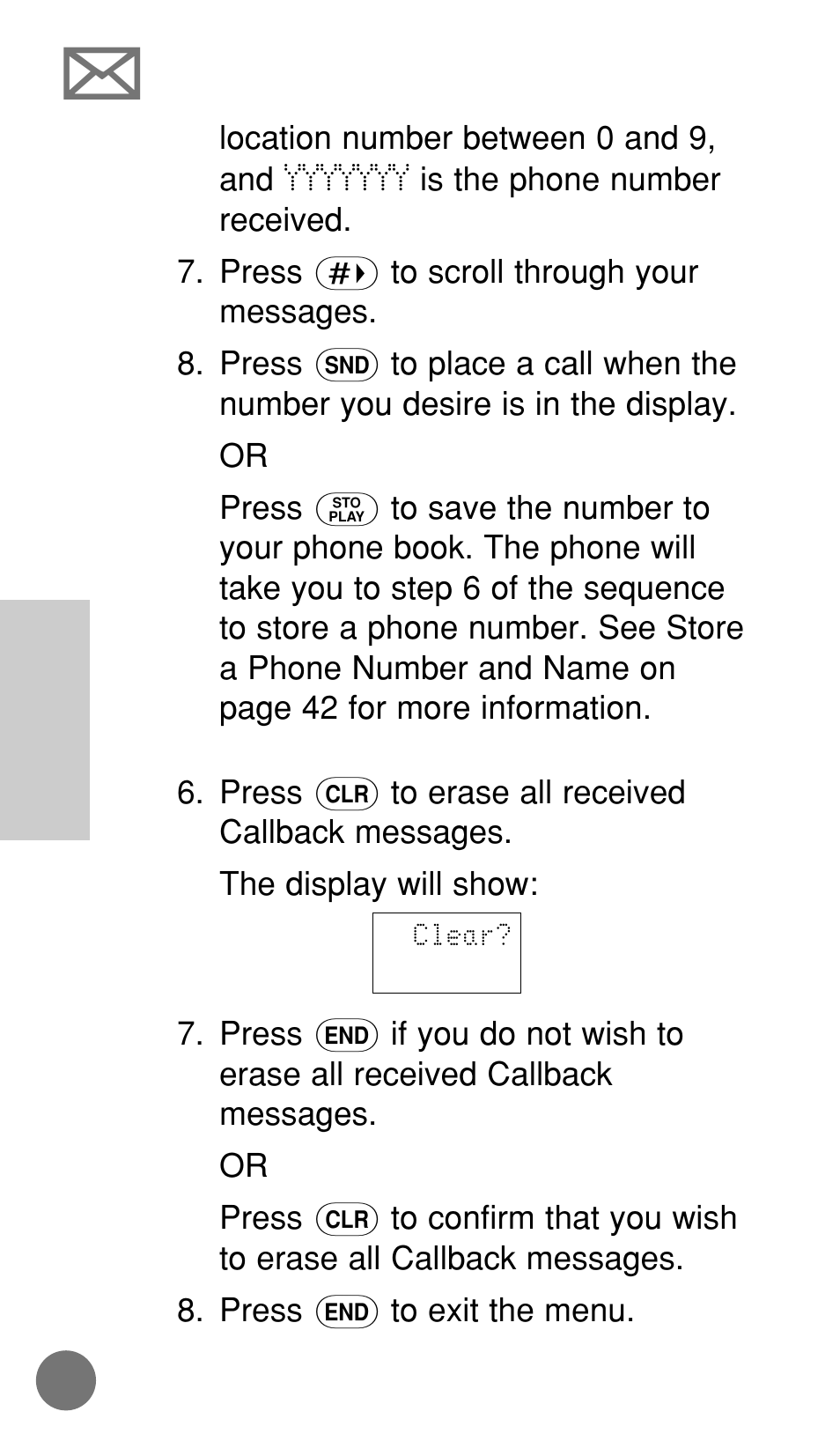 Motorola cellular phone User Manual | Page 144 / 168