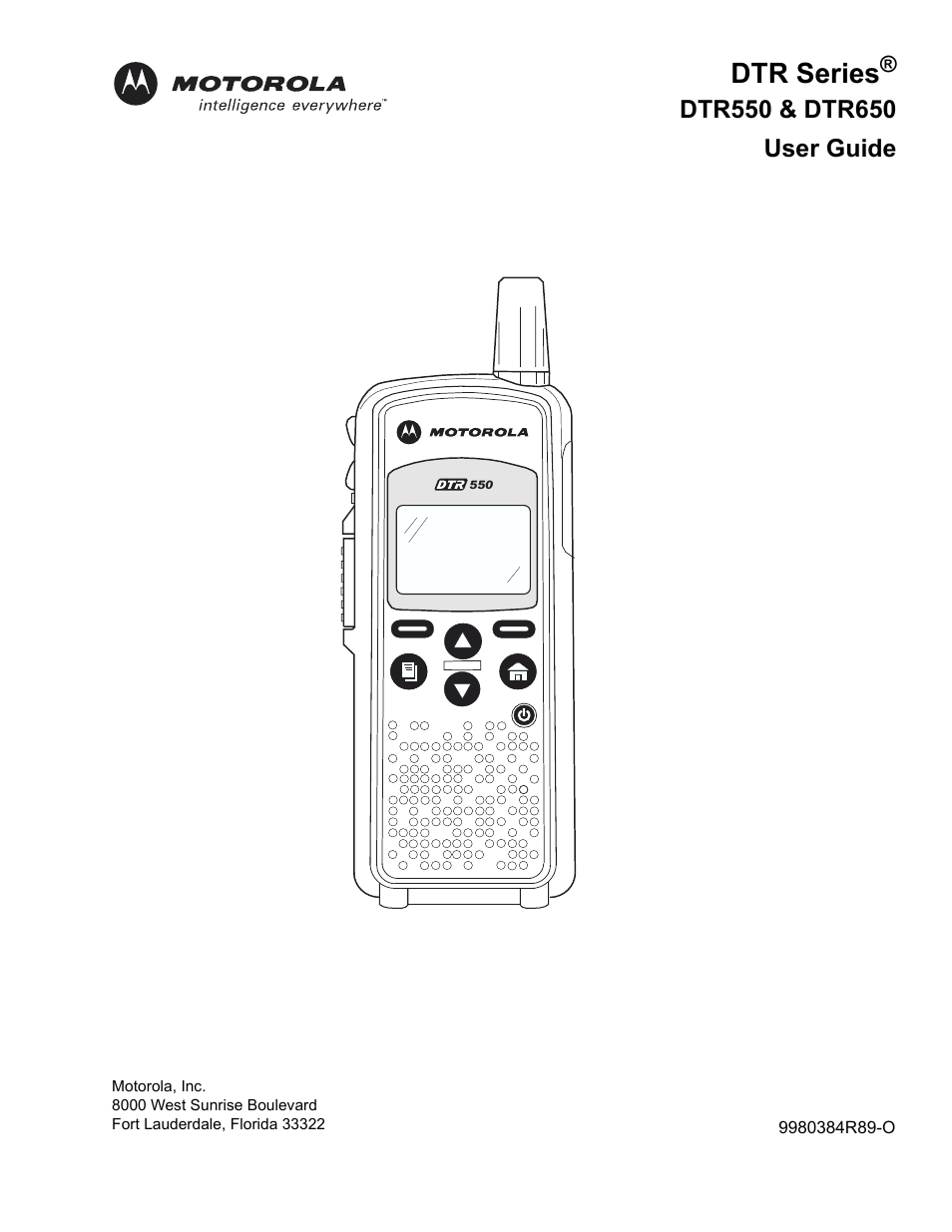 Motorola DTR SERIES DTR550 User Manual | 68 pages