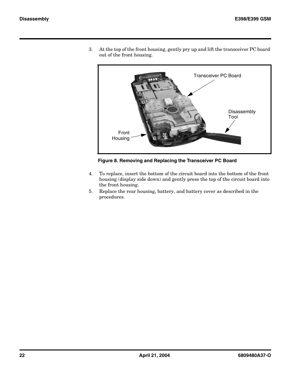 Motorola E398 GSM User Manual | Page 22 / 44