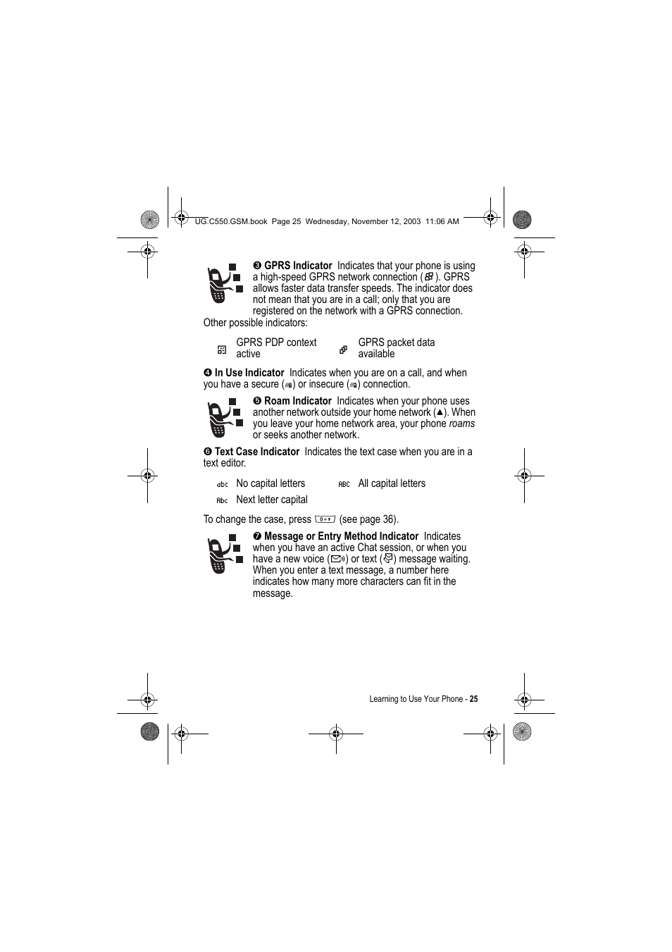 Motorola C550 User Manual | Page 25 / 110