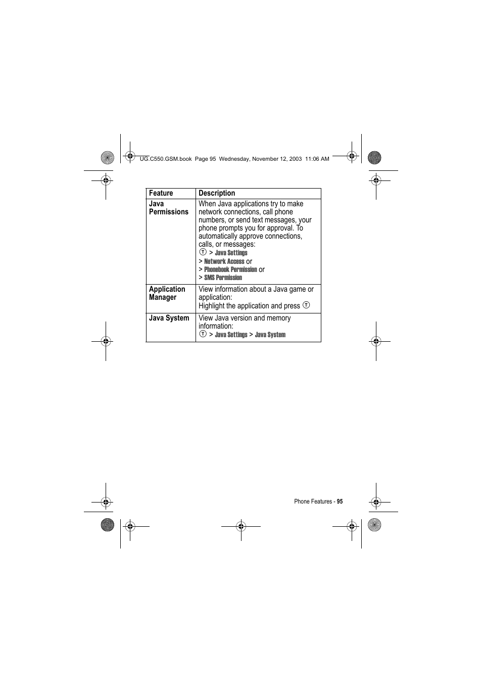 Motorola C550 User Manual | Page 95 / 110