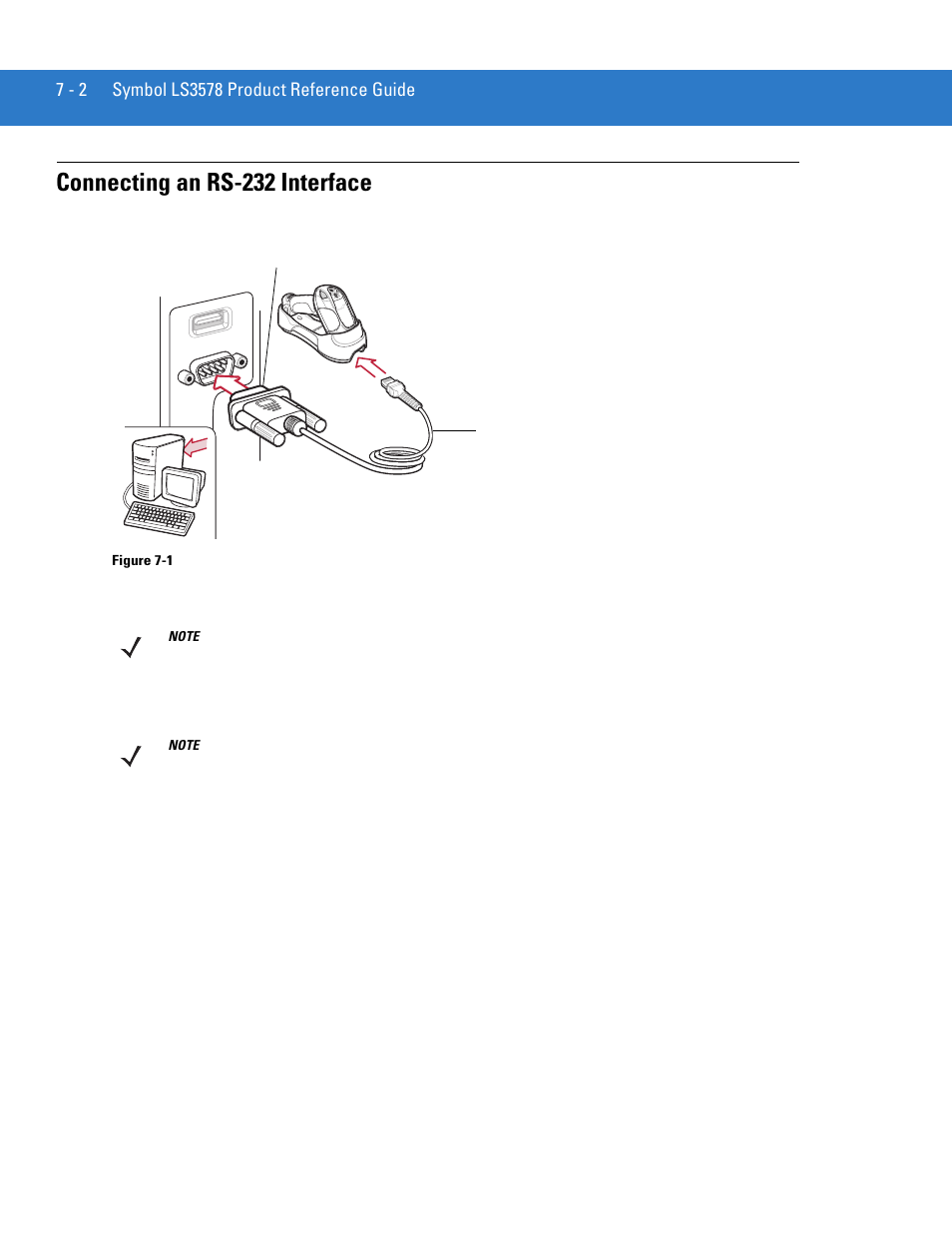 Connecting an rs-232 interface, Connecting an rs-232 interface -2 | Motorola LS3578 User Manual | Page 120 / 378