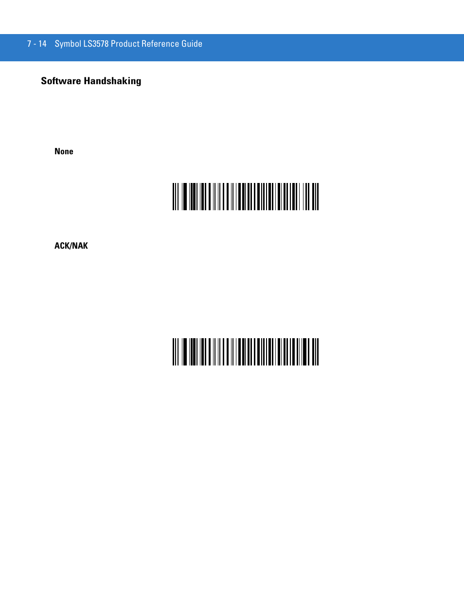 Software handshaking, Software handshaking -14 | Motorola LS3578 User Manual | Page 132 / 378