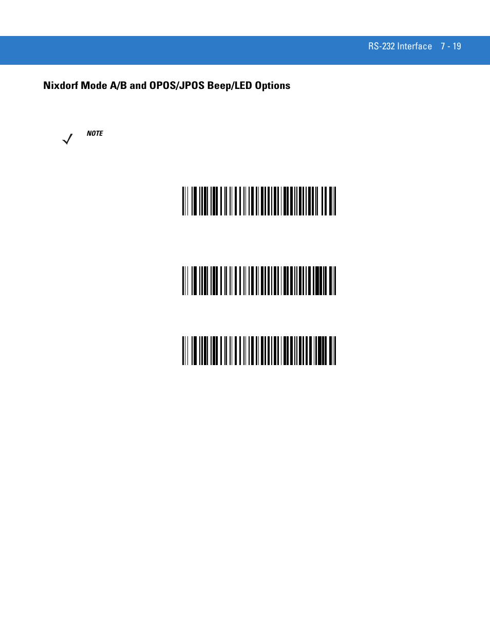 Nixdorf mode a/b and opos/jpos beep/led options | Motorola LS3578 User Manual | Page 137 / 378