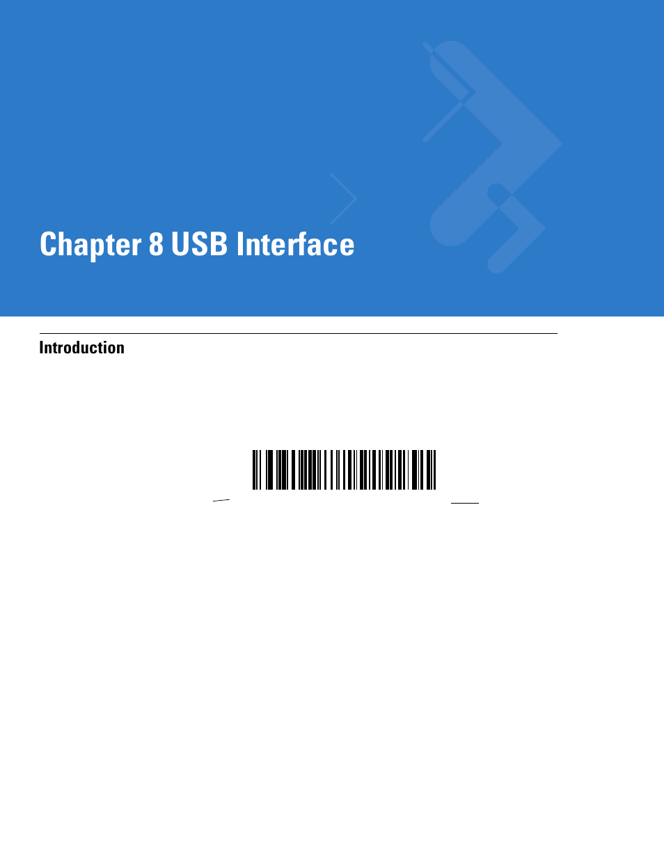 Usb interface, Introduction, Chapter 8: usb interface | Introduction -1, Chapter 8, usb interface, Chapter 8 usb interface | Motorola LS3578 User Manual | Page 143 / 378