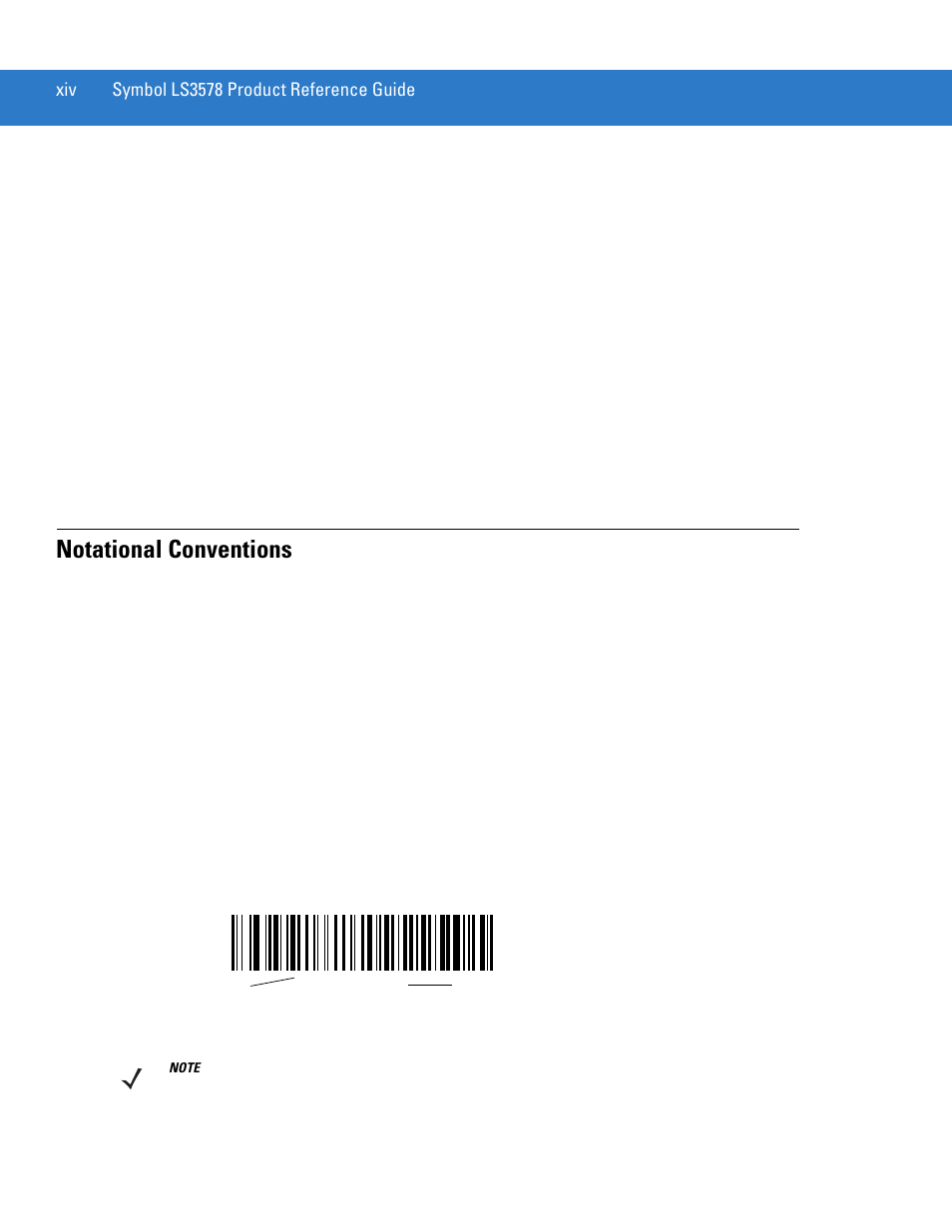 Notational conventions | Motorola LS3578 User Manual | Page 16 / 378