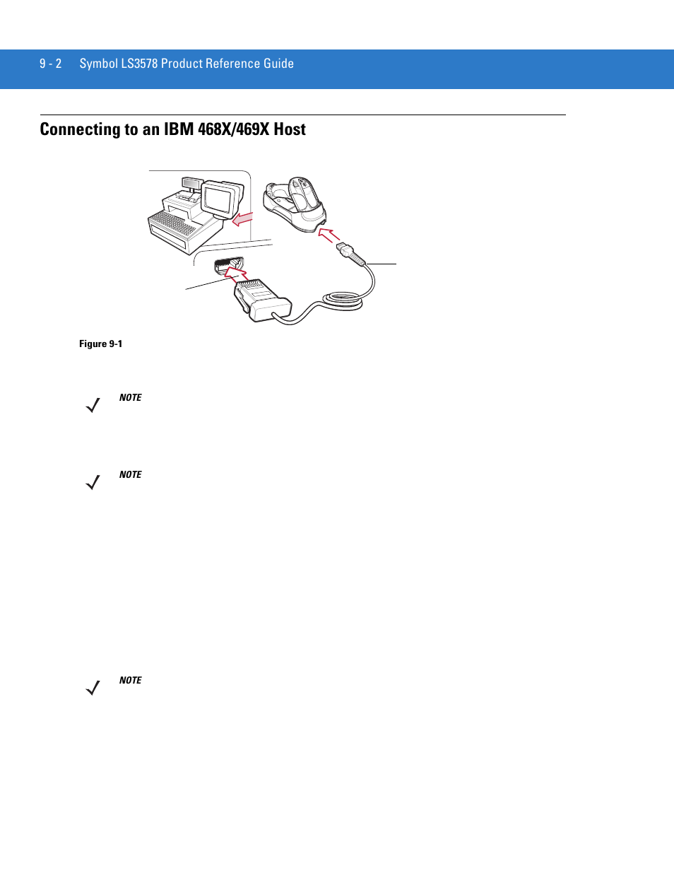 Connecting to an ibm 468x/469x host, Connecting to an ibm 468x/469x host -2 | Motorola LS3578 User Manual | Page 166 / 378