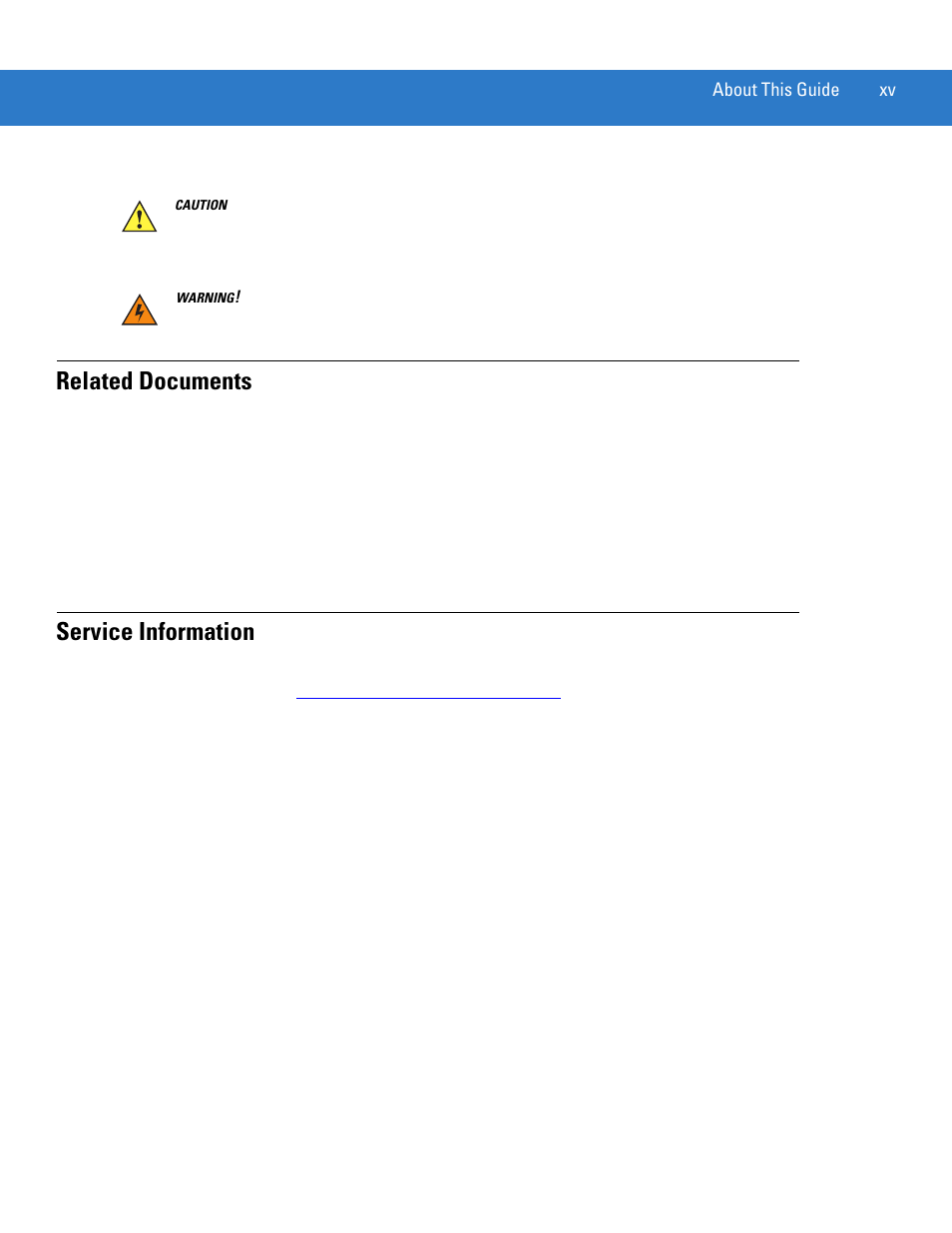 Related documents, Service information | Motorola LS3578 User Manual | Page 17 / 378