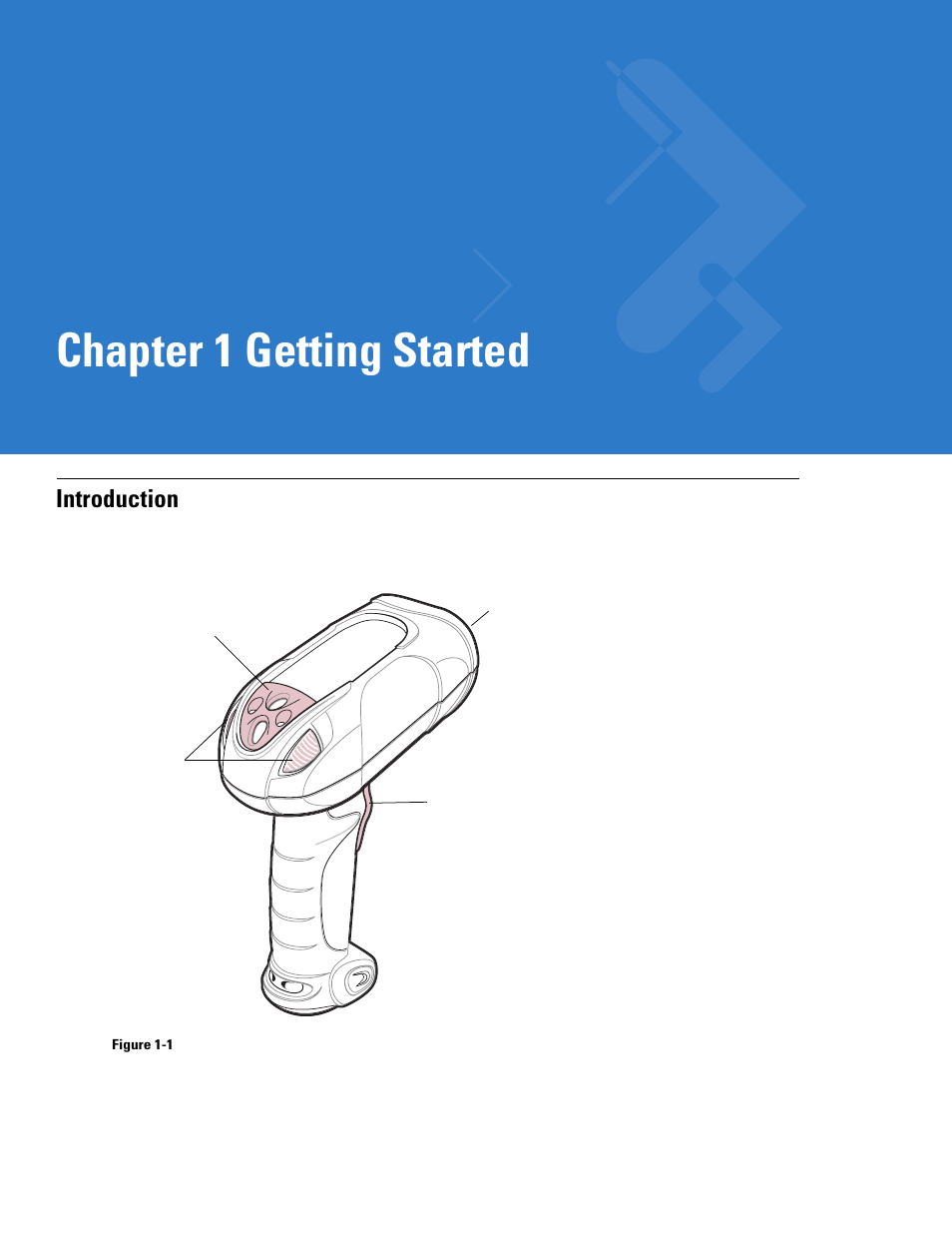 Getting started, Introduction, Chapter 1: getting started | Introduction -1, Chapter 1, getting started, Chapter 1 getting started | Motorola LS3578 User Manual | Page 19 / 378