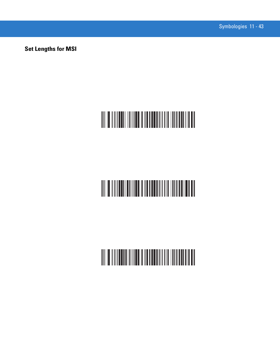 Set lengths for msi, Set lengths for msi -43 | Motorola LS3578 User Manual | Page 213 / 378