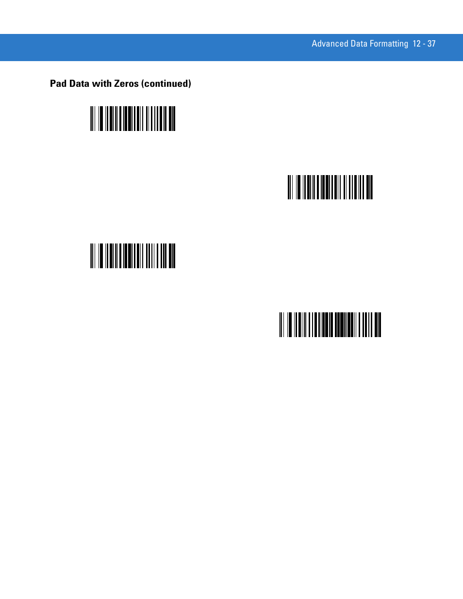 Pad data with zeros (continued) | Motorola LS3578 User Manual | Page 259 / 378