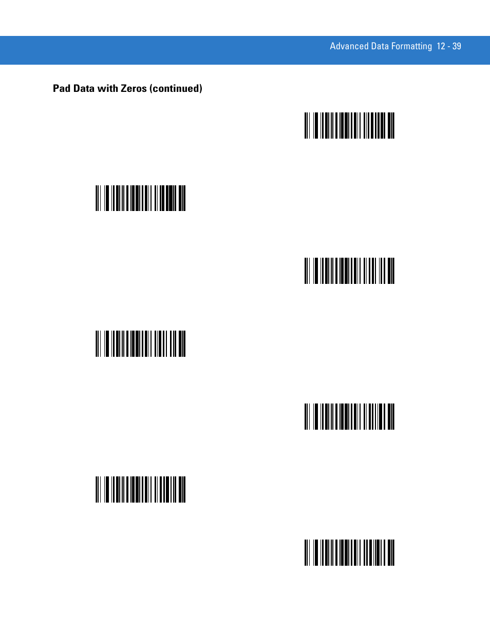 Pad data with zeros (continued) | Motorola LS3578 User Manual | Page 261 / 378