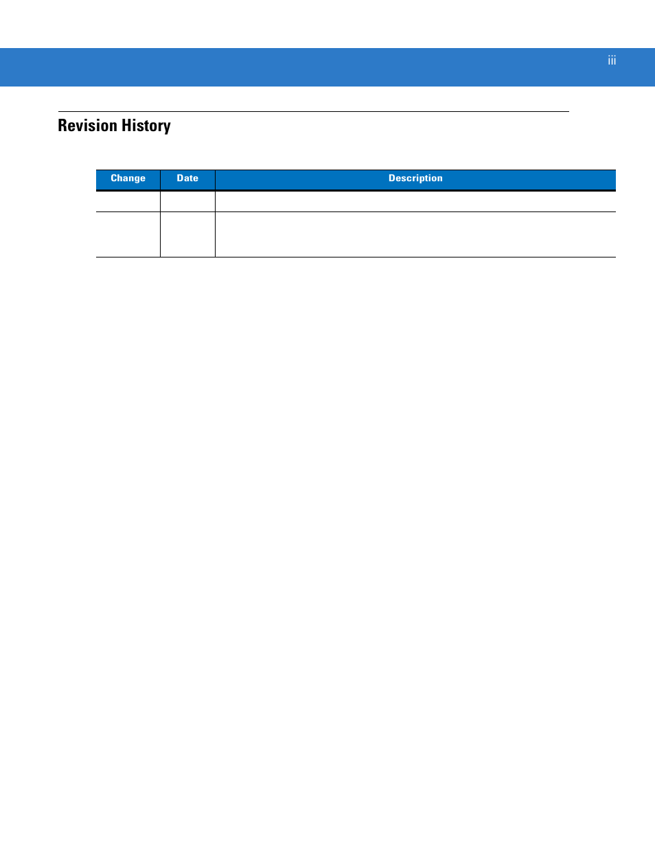 Revision history | Motorola LS3578 User Manual | Page 5 / 378