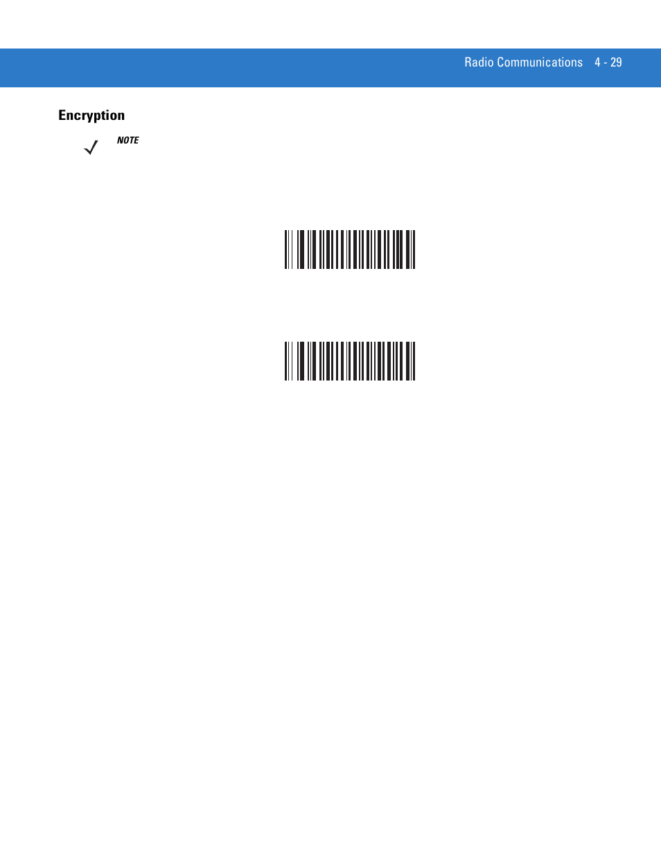 Encryption, Encryption -29 | Motorola LS3578 User Manual | Page 73 / 378