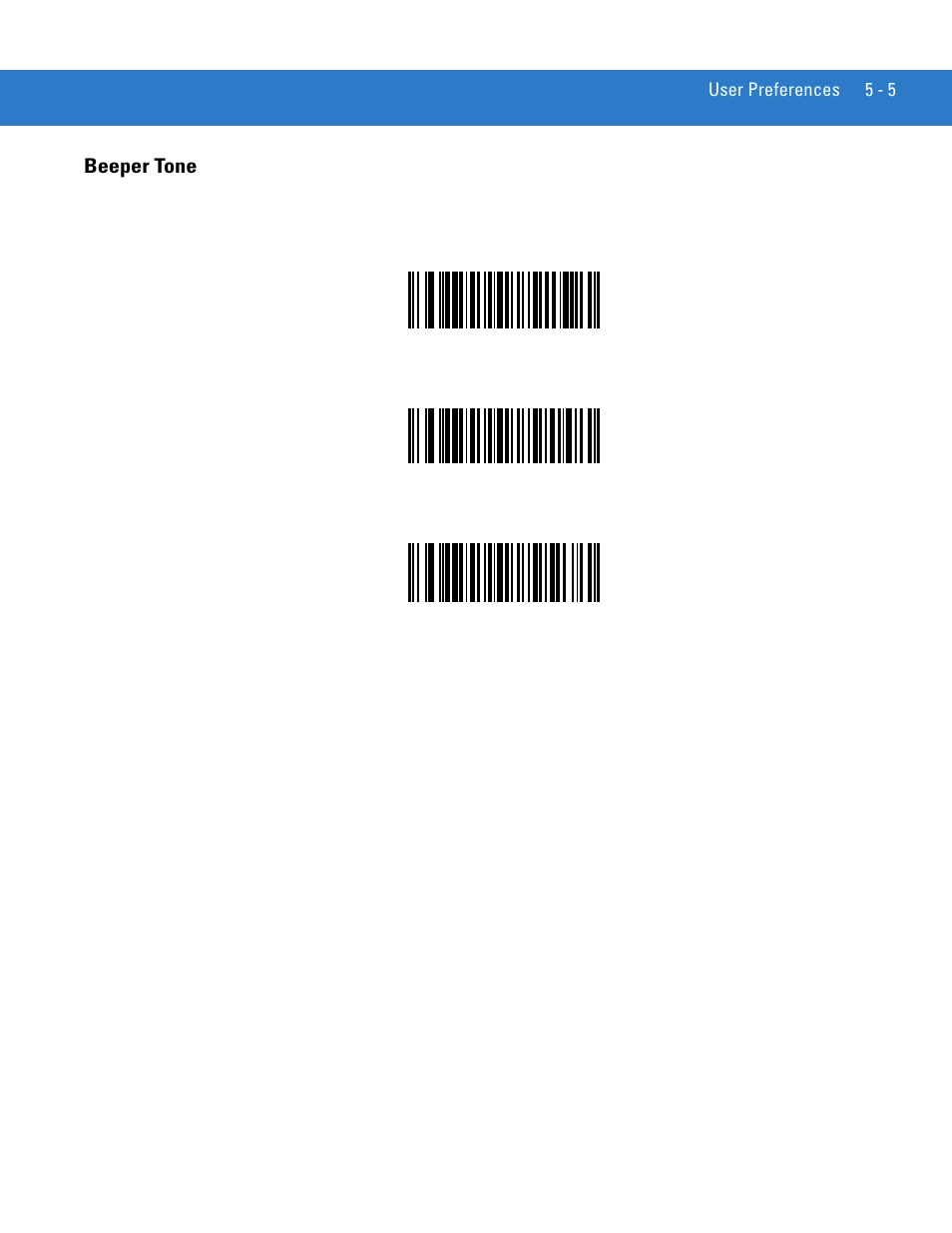 Beeper tone, Beeper tone -5 | Motorola LS3578 User Manual | Page 79 / 378