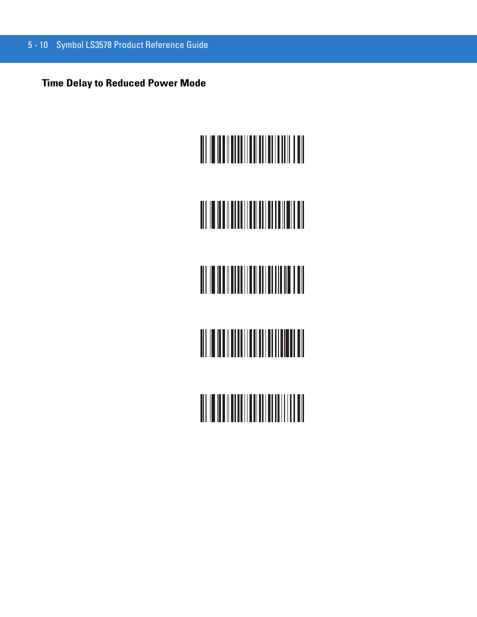 Time delay to reduced power mode, Time delay to reduced power mode -10 | Motorola LS3578 User Manual | Page 84 / 378