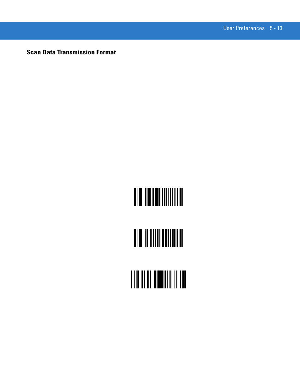 Scan data transmission format, Scan data transmission format -13 | Motorola LS3578 User Manual | Page 87 / 378