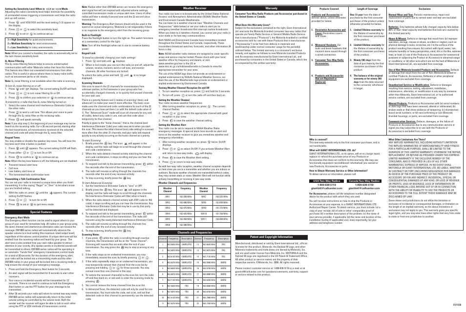 Motorola EM1000 User Manual | Page 2 / 2