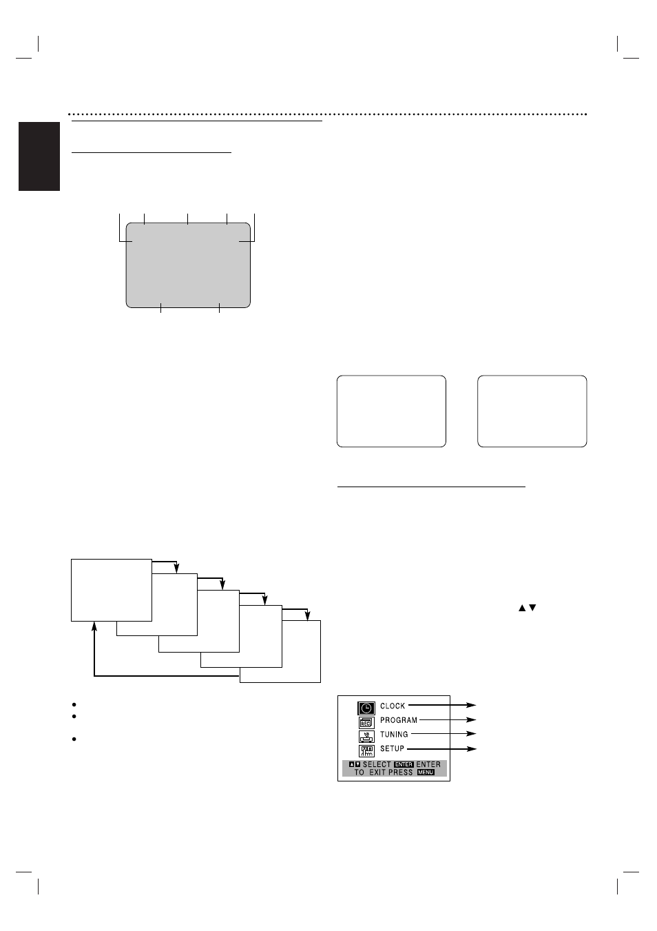 14 getting started, English, Before vcr operation | On-screen display (osd), Setting the on-screen display | Motorola MDV560VR User Manual | Page 14 / 80