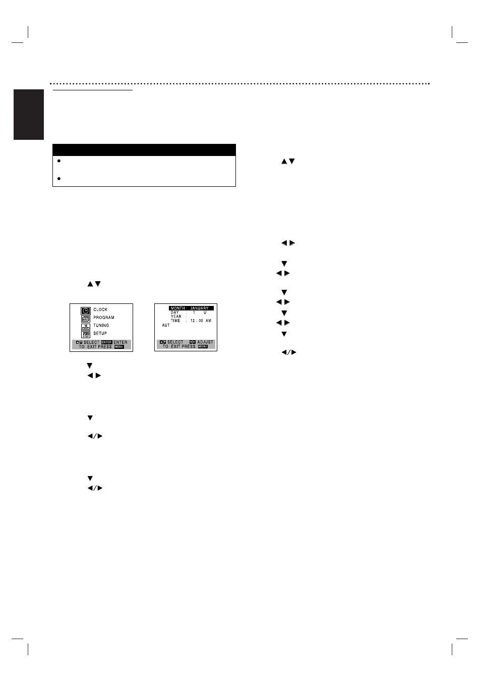 16 getting started, English | Motorola MDV560VR User Manual | Page 16 / 80